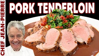 How to Perfectly Roast a Pork Tenderloin  Chef JeanPierre [upl. by Sidky]