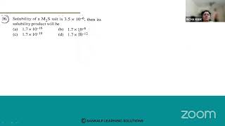 Equilibrium  Chemistry  Session 21 [upl. by Syned]