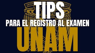 Tips para facilitar tu registro al Examen Primera Vuelta UNAM 2025 [upl. by Anoyi676]