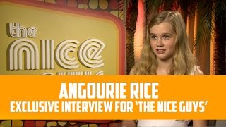 Angourie Rice Exclusive Interview For The Nice Guys HD [upl. by Leinad]