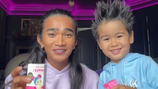 Bretman rock and ezekiel cute moments unboxing sonny Angel [upl. by Thalassa658]