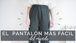 Cómo hacer el pantalón más fácil del mundo paso a paso [upl. by Kohler]