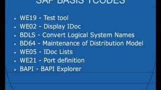 SAP System Administration Transaction codes  SAP BASIS Transaction codes [upl. by Dinerman558]