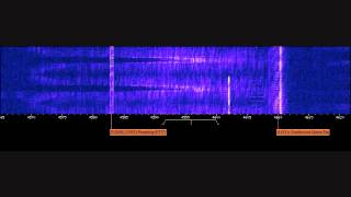 Unknown Broadcast Possible XDE On 4596 kHz 2040z [upl. by Anicnarf]