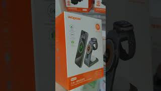 Unboxing Wopow 3 in 1 Magnetic Wireless Charger 15w wopow 3in1charger wirelesscharger [upl. by Amaral]