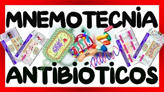 ANTIBIÓTICOS MECANISMO DE ACCIÓN  MNEMOTECNIA ANTIBIÓTICOS  GuiaMed [upl. by Schiffman669]