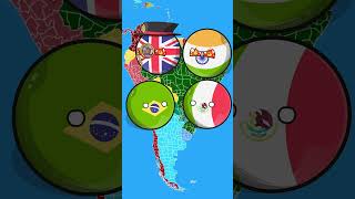 Mexico vs Brazil Part 4 Last Part  Legend Ending countryballs brazilianfunk memes shorts [upl. by Eitsim142]