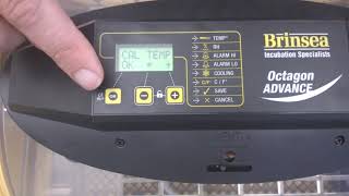 Brinsea Octagon and Mini Incubators  Calibration of temperature Clip 2 [upl. by Blythe81]