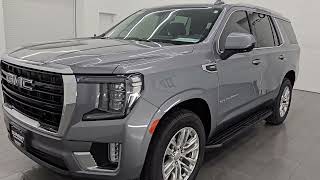 2021 GMC YUKON SLE 8 PASSENGER 4X4 SATIN STEEL METALLIC 4K WALKAROUND 14747Z SOLD [upl. by Ave]