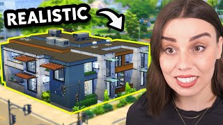 I built realistic apartments in The Sims 4 For Rent [upl. by Aibat71]