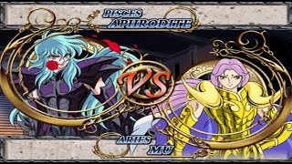 Aphrodite Vs Mu  Saint Seiya The Hades PS2 [upl. by Eelram]