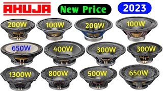 Ahuja All Modal 121518 Inch Speaker New Price List 2023 [upl. by Hpesojnhoj]