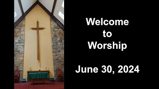 Colesville Presbyterian Church Livestream June 30 2024 [upl. by Llezniuq]