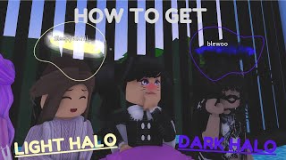 Light amp Dark Halo Answers  Old Royale High Lobbies ROBLOX [upl. by Rotberg]