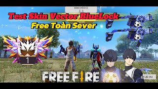 Free Fire  Leo Rank Với Skin Vector BlueLock Free Toàn Sever Với Chỉ Số Siêu Bá [upl. by Marget]