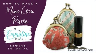 Mini Coin Purse Tutorial [upl. by Drais]