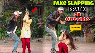 Slapping Prank On Cute Girls  Pranks In Pakistan  Humanitarians Nano [upl. by Yeffej]