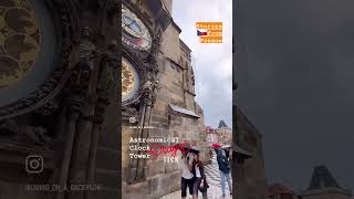 🇨🇿 Prague Astronomical Clock Oldest Running Astronomical Clock Of World Old Town Prague Czechia [upl. by Edualcnaej]