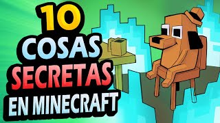 🤫 10 Cosas SECRETAS Que Puedes Hacer en Minecraft 4 [upl. by Laraine294]