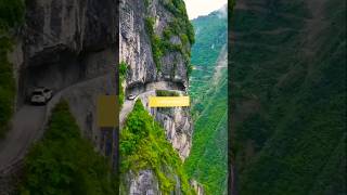 La route la plus dangereuse de Chine lesaviezvous apprendresuryoutube shorts china dangerous [upl. by Kristo76]