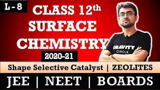 Surface Chemistry  Shape Selective Catalysis  ZEOLITES  L  8  JEE  NEET  BOARDS [upl. by Yssor]