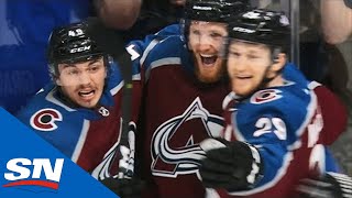 Gabriel Landeskogs Overtime Goal Forces Game 7 Against Sharks [upl. by Nosille]