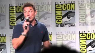 John Barrowman sings and wants Stephen Amells clothes off San Dieg Comic Con 2015 [upl. by Warila453]