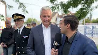 Bruno Le Maire à la foire de ChâlonsenChampagne [upl. by Cathleen]