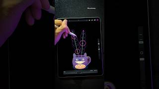 Using circles for animating in Procreate 😳🫠 procreate animation [upl. by Benilda]