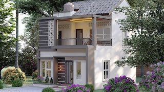 Elegant Design  Small House 2 Storey 3 BEDROOM  6x7 Meters Beautiful and Elegant Small House [upl. by Soraya]