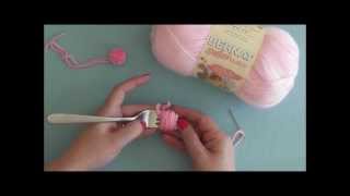 HOW TO MAKE POM POMS WITH A FORK  DIY YARN  WOOL CRAFTS [upl. by Attiuqehs]