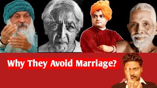 Why they havent married  J Krishnamurti  Osho  Vivekananda  Raman Maharshi  Rishi Rathor [upl. by Nevuer]