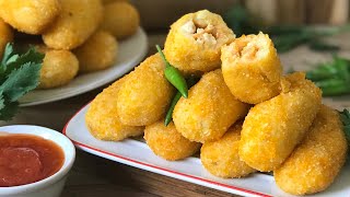 Resep Kroket kentang yang lembut dan nagih [upl. by Yllaw]