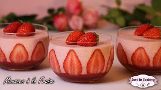 Recette de Mousses à la Fraise [upl. by Adniral]