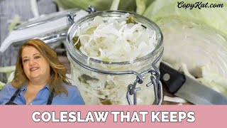 Coleslaw That Keeps For Weeks Really [upl. by Pauline]