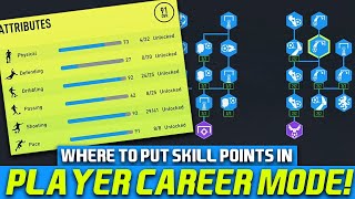 WHERE TO PUT SKILL POINTS IN FIFA 22 MY PLAYER CAREER MODE STRIKER [upl. by Ciprian]