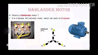 WHAT IS DAHLANDER MOTOR [upl. by Hymen392]