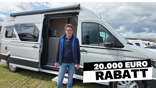 Hobby Maxia Van 680 DT Kastenwagen Vanlife trifft Schwedendesign mit Face to Face Sitzgruppe [upl. by Acnaib]