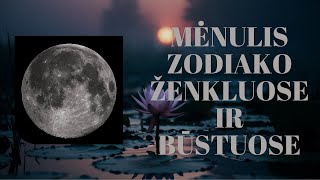 Mėnulis Zodiako ženkluose ir būstuose [upl. by Illek]