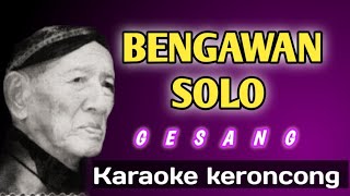 BENGAWAN SOLO GESANG  KARAOKE KERONCONG  ROMANTISA MUSIK [upl. by Eenert]