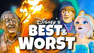 Top 10 WORST amp BEST at the Disney Theme Parks  New Disney Rides Attractions amp More [upl. by Jonette1]