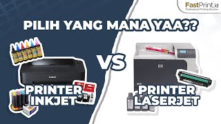 5 Perbedaan Printer Inkjet VS Laserjet Pilih yang Mana Yaa [upl. by Fishback]