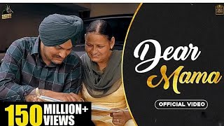 DEAR MAMA  Full Video Sidhu Moose Wala kidd Hunky PK Films GoldmediaLatest Punjabi Songs 2024 [upl. by Marucci]