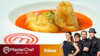 Caldillo de cabeza de pescado  Recetas de MasterChef México 2016 [upl. by Helen]