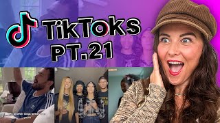 These TikTok Singers Are Insane Vocal Coach Reacts to TikToks [upl. by Alinoel]