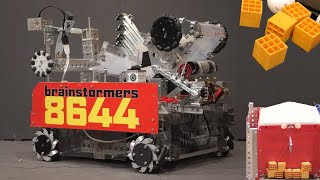 FTC 8644 Brainstormers Robot Reveal Rover Ruckus 20182019 [upl. by Croom]