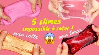 5 recettes qui marchent à tous les coups  Comment faire du slime facilement ⎮Reva ytb [upl. by Huoh]