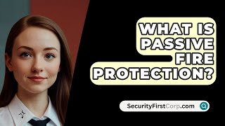 What Is Passive Fire Protection  SecurityFirstCorpcom [upl. by Abshier]