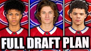 MONTREAL CANADIENS 2024 NHL DRAFT PLAN REVEALED… [upl. by Chapin]