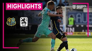 1 FC Saarbrücken  TSV 1860 München  Highlights 3 Liga  MAGENTA SPORT [upl. by Etnahs]